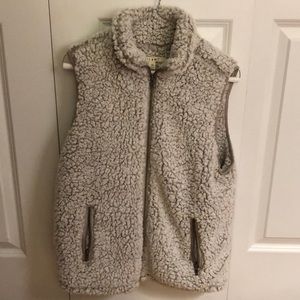 Soft and Warm Gray Vest